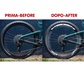 DualColorStampe Adesivi Cerchi Bici 26'' - 27,5'' - 28-29'' Pollici Ruota Bici MTB Bike Stickers Cerchi MTB BDC Stelle stars start B0210