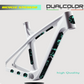 Kit 16 Adesivi Protettivi Bici Nero e Verde acqua| MTB, Corsa, Fat Bike, E-Bike B0221