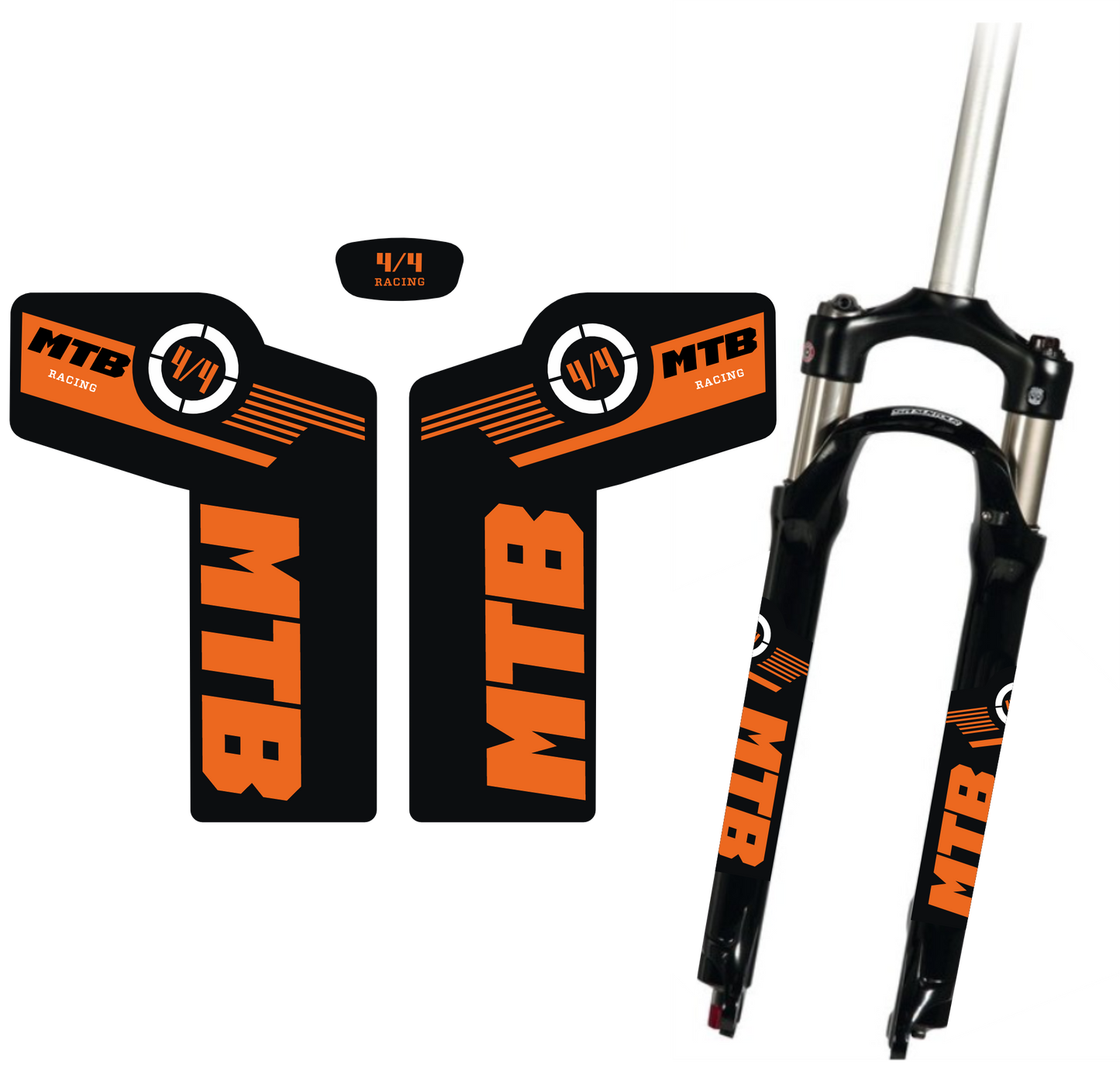 Adesivi Forcella MTB – Sticker Resistenti per Ammortizzatori Anteriori – Decalcomanie Vinile Impermeabili per Mountain Bike – Tuning Bici Personalizzato B0223
