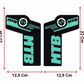 Adesivi Forcella MTB – Sticker Resistenti per Ammortizzatori Anteriori – Decalcomanie Vinile Impermeabili per Mountain Bike – Tuning Bici Personalizzato B0223