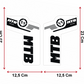 Adesivi Forcella MTB – Sticker Resistenti per Ammortizzatori Anteriori – Decalcomanie Vinile Impermeabili per Mountain Bike – Tuning Bici Personalizzato B0223