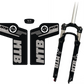 Adesivi Forcella MTB – Sticker Resistenti per Ammortizzatori Anteriori – Decalcomanie Vinile Impermeabili per Mountain Bike – Tuning Bici Personalizzato B0223