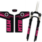 Adesivi Forcella MTB – Sticker Resistenti per Ammortizzatori Anteriori – Decalcomanie Vinile Impermeabili per Mountain Bike – Tuning Bici Personalizzato B0223