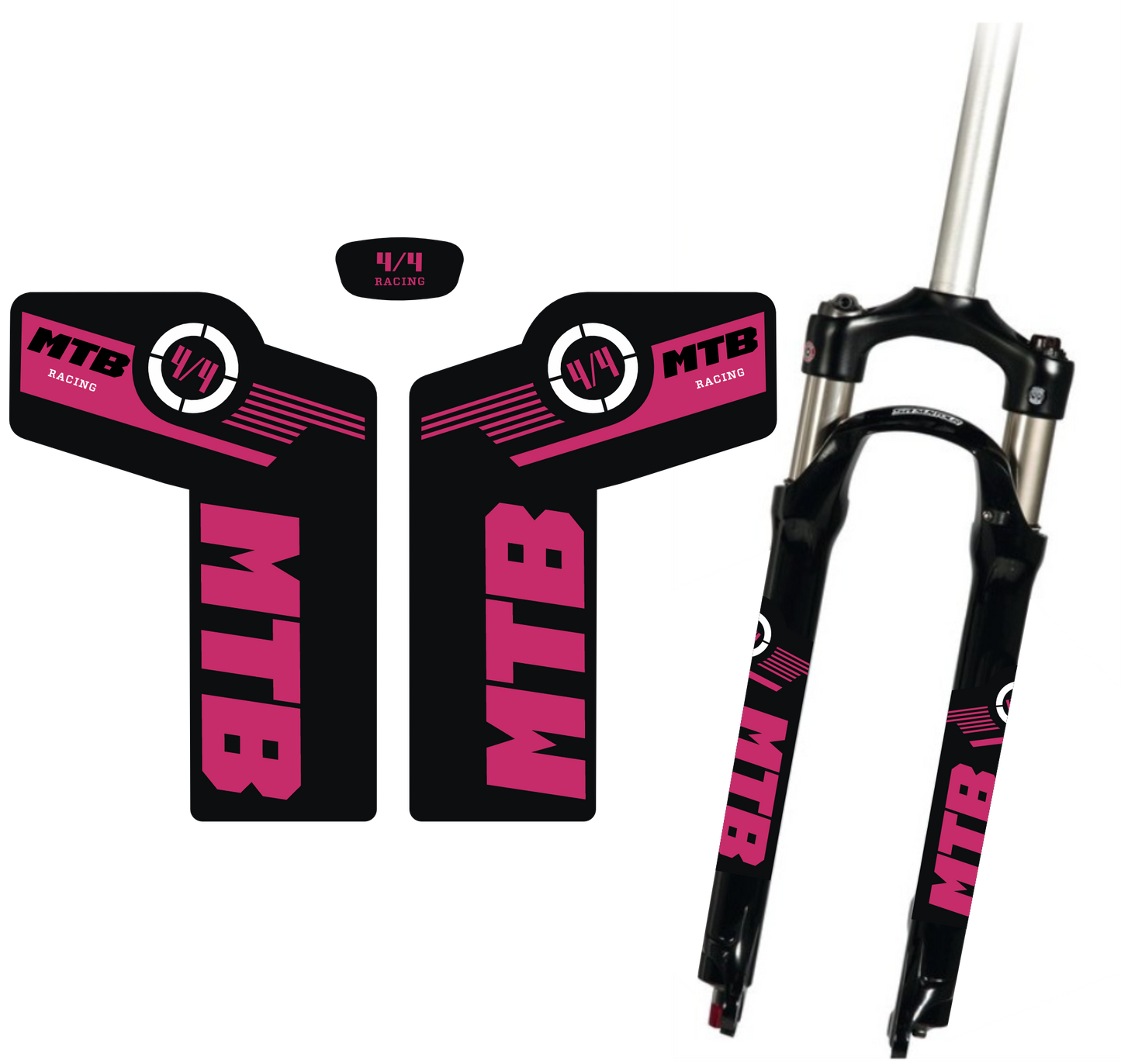 Adesivi Forcella MTB – Sticker Resistenti per Ammortizzatori Anteriori – Decalcomanie Vinile Impermeabili per Mountain Bike – Tuning Bici Personalizzato B0223