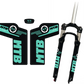Adesivi Forcella MTB – Sticker Resistenti per Ammortizzatori Anteriori – Decalcomanie Vinile Impermeabili per Mountain Bike – Tuning Bici Personalizzato B0223