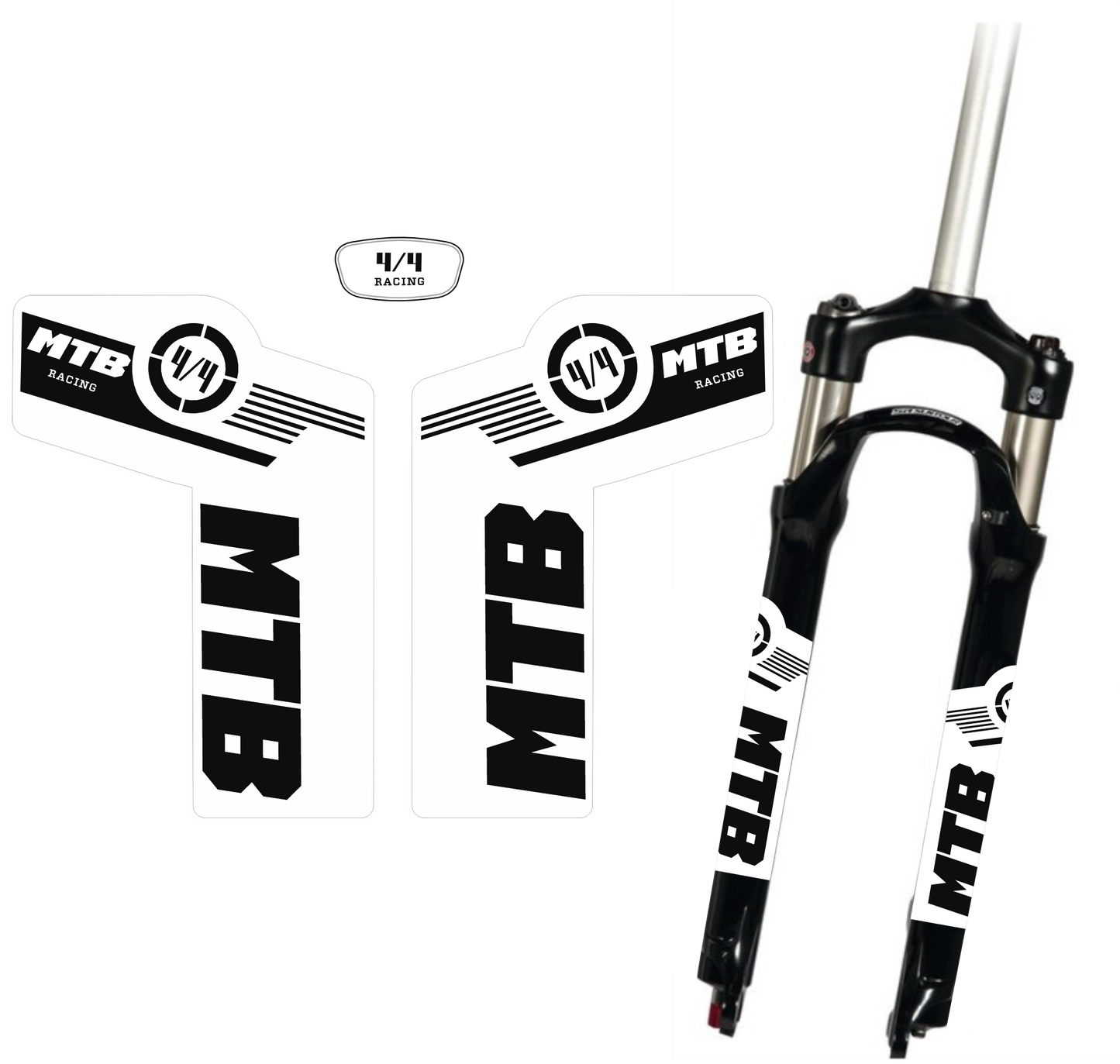 Adesivi Forcella MTB – Sticker Resistenti per Ammortizzatori Anteriori – Decalcomanie Vinile Impermeabili per Mountain Bike – Tuning Bici Personalizzato B0223