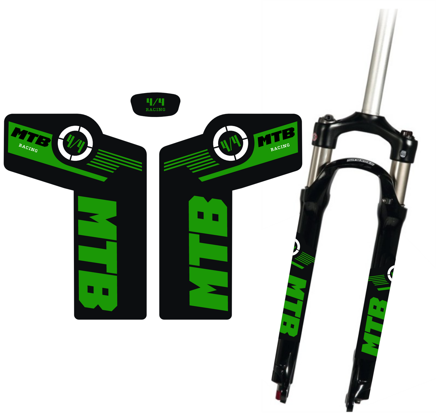 Adesivi Forcella MTB – Sticker Resistenti per Ammortizzatori Anteriori – Decalcomanie Vinile Impermeabili per Mountain Bike – Tuning Bici Personalizzato B0223