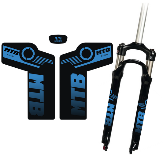 Adesivi Forcella MTB Impermeabili – Decalcomanie Resistenti per Ammortizzatori Anteriori – Tuning Bici Personalizzato B0225