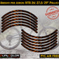 MTB-fietsvelgstickers 26'' - 27,5'' - 28-29'' inch MTB-fietswielstickers MTB-racevelgen COD. B0141