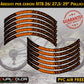 MTB-fietsvelgstickers 26'' - 27,5'' - 28-29'' inch MTB-fietswielstickers MTB-racevelgen COD. B0141