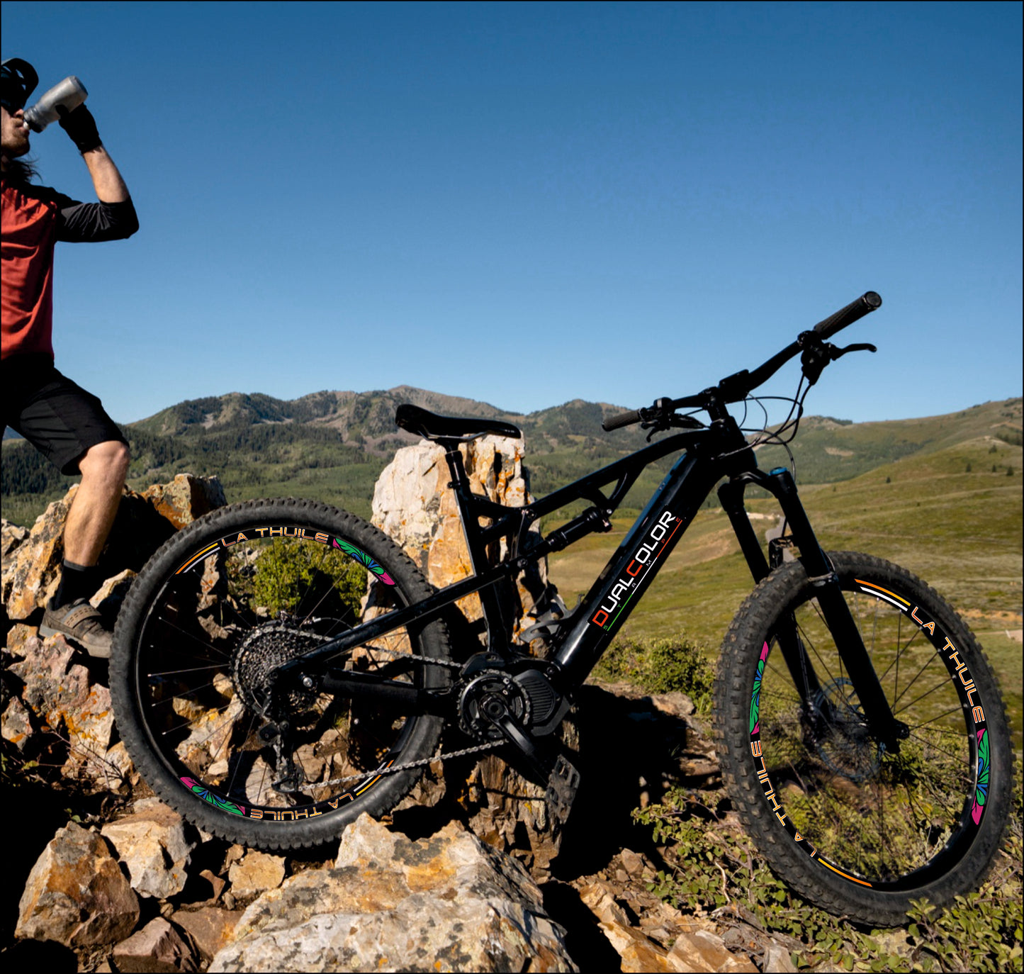 MTB-fietsvelgstickers 26'' - 27,5'' - 28-29'' inch MTB-fietswielstickers MTB-racevelgen COD. B0141