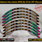 MTB-fietsvelgstickers 26'' - 27,5'' - 28-29'' inch MTB-fietswielstickers MTB-racevelgen COD. B0141