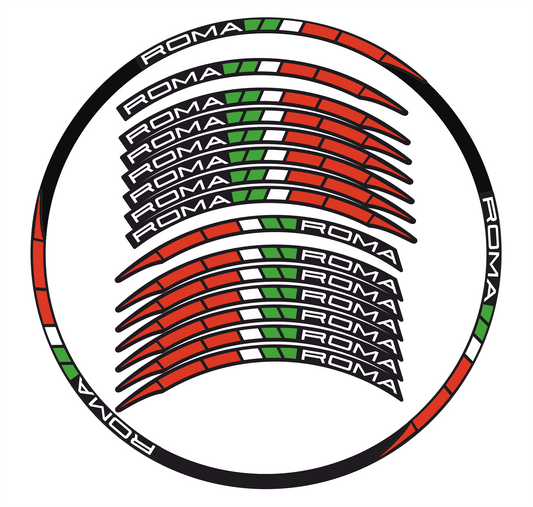 MTB-fietsvelgstickers 26'' - 27,5'' - 28-29'' inch MTB-fietswielstickers MTB-racevelgen COD. B0141