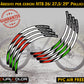 MTB-fietsvelgstickers 26'' - 27,5'' - 28-29'' inch MTB-fietswielstickers MTB-racevelgen COD. B0141