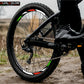 MTB-fietsvelgstickers 26'' - 27,5'' - 28-29'' inch MTB-fietswielstickers MTB-racevelgen COD. B0141