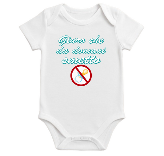 Body neonato unisex con frase divertente 0-3 mesi 6-9 mesi | maniche corte