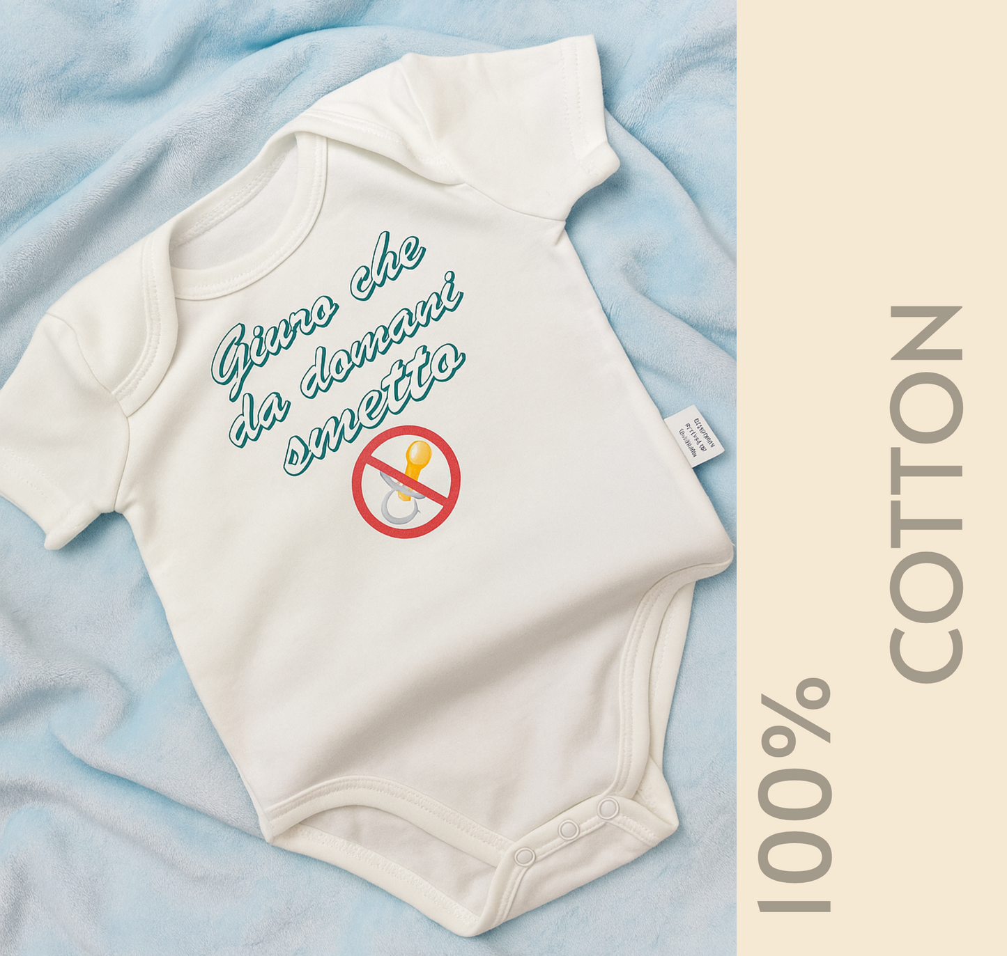 Body neonato unisex con frase divertente 0-3 mesi 6-9 mesi | maniche corte