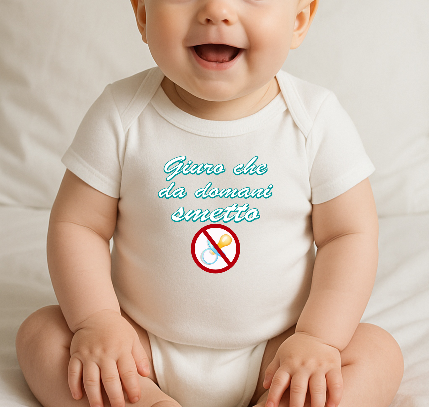 Body neonato unisex con frase divertente 0-3 mesi 6-9 mesi | maniche corte