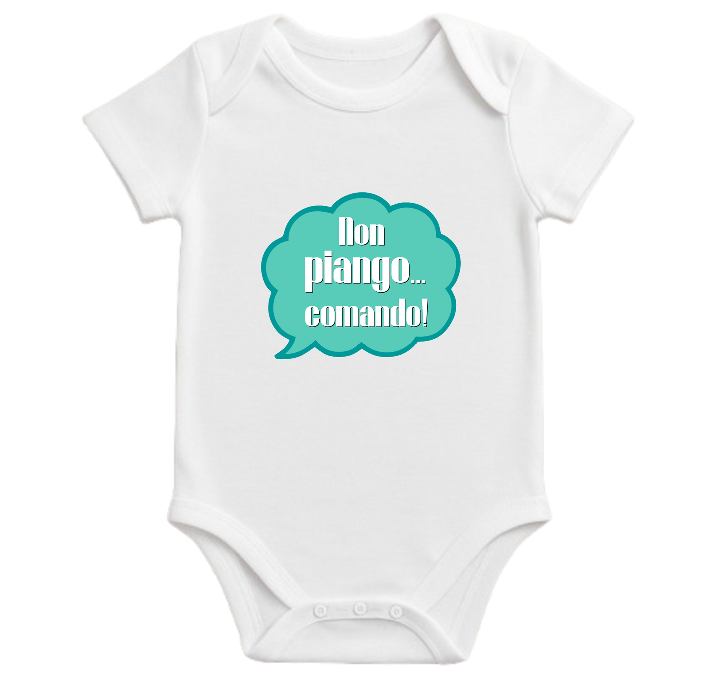 Body neonato con frase divertentemanica corta 0-3 mesi 6-9 mesi | Prénatal