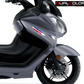 DualColorStampe Adesivi Stickers Bandiera Francese Francia Tuning Sport Racing 6 Unità | Adesivo per Auto Moto Scooter Quad Caschi | Resistenti alla Pioggia e al Sole C0092