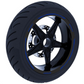 Set di Strisce Cerchi Moto per 2 Ruote da 15" a 19" Pollici | Adesivi Ruote Moto | Adesivi Cerchi Moto Resiste a Pioggia e Sole | Design Racing D0124