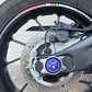 Strisce Adesive Cerchi Moto 17 Pollici  BANDIERA ITALIANA – Set per 2 Ruote – Design Racing Bianco Blu e Nero – Resistenti a Pioggia e Sole – Adesivi Ruote Moto Lucidi – Modello D0139
