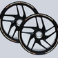Adesivi Cerchi Moto 17 Pollici – Set 2 Ruote – Design Racing Effetto militare – Resistenti a Sole e Pioggia – rims Adesivi Lucidi Ruote Moto D0144