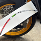 Adesivi Cerchi Moto 17 Pollici – Kit per 2 Ruote BANDIERA ITALIANA– stickers rims Lucidi Resistenti a Sole e Pioggia – Decorazioni per Cerchioni Moto D0145