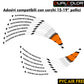Adesivi Cerchi Moto Racing - Kit Completo per Ruote 15-19'' Pollici - Decalcomanie Professionali ad Alta Adesione, Resistenti Colore a scelta D0157