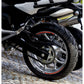 Adesivi Cerchi Moto 15 16 17 18 19 Pollici - Strisce Racing Professionali D0165