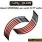 Adesivi Cerchi Moto 15 16 17 18 19 Pollici - Strisce Racing Professionali D0165