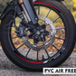 Kit Adesivi Professionali per Cerchi Moto 17" – Design Tricolore Racing – PVC Air Free D0167