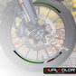 Kit Adesivi Professionali per Cerchi Moto 17" – Design Tricolore Racing – PVC Air Free D0167