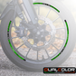 Kit Adesivi Cerchi Moto 17" Verde Kawasaki - Interno e Bordi 9mm - D0168