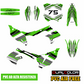 DualColorStampe Kit Grafiche Compatibili con Kawasaki KX 250 (2021-2023) KXF 250, Adesivi Motocross Completi Professionali Verdi, Stickers KXF 250 M0345