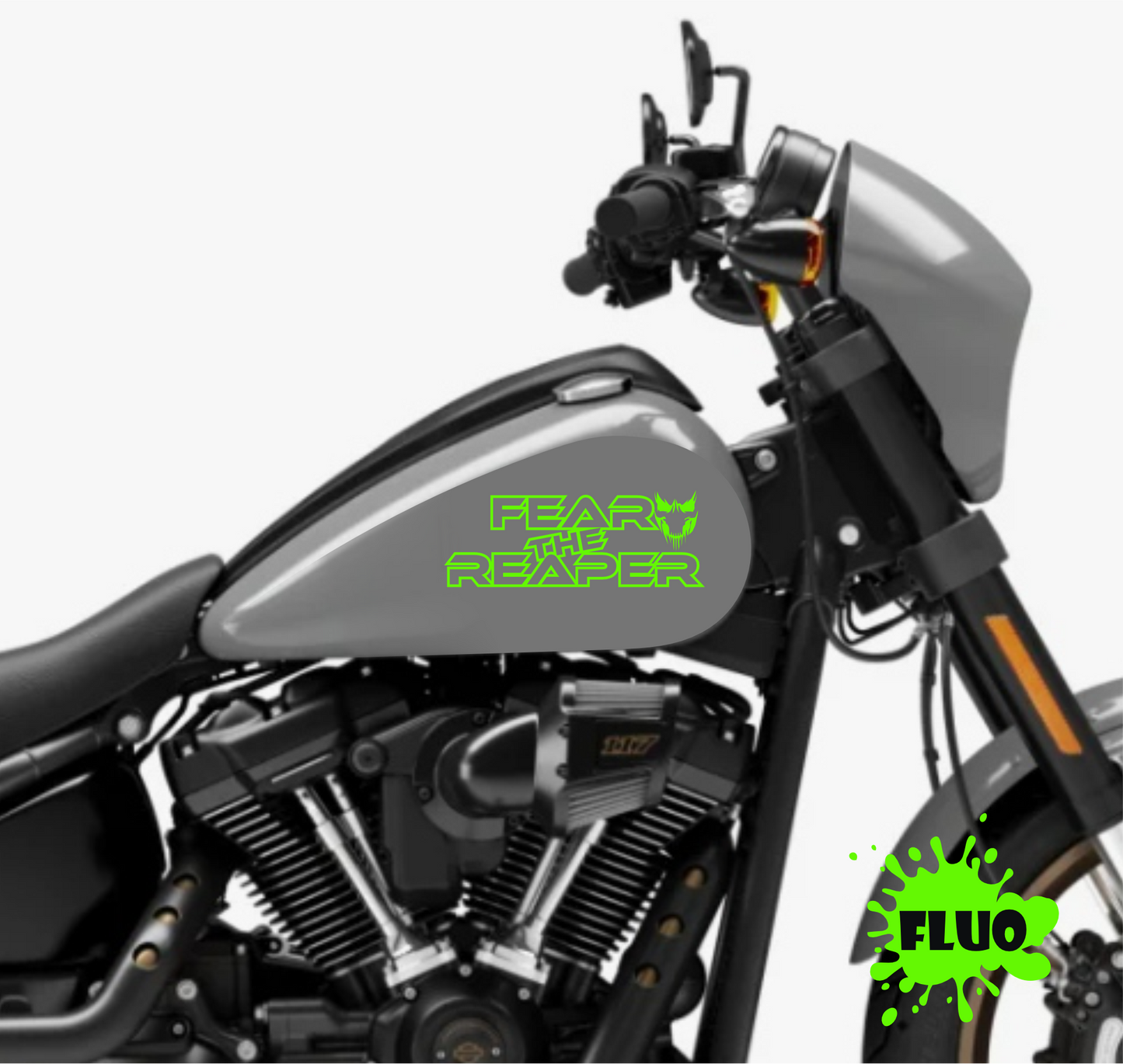 DualColorSticker Impresiones Compatible con Harley-Davidson tanque DX-SX accesorios pegatinas Moto tribal COD.M0264