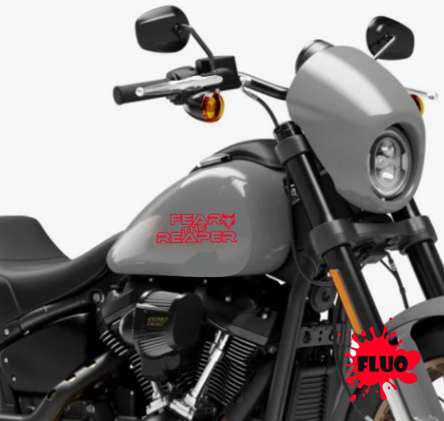 DualColorSticker Impresiones Compatible con Harley-Davidson tanque DX-SX accesorios pegatinas Moto tribal COD.M0264