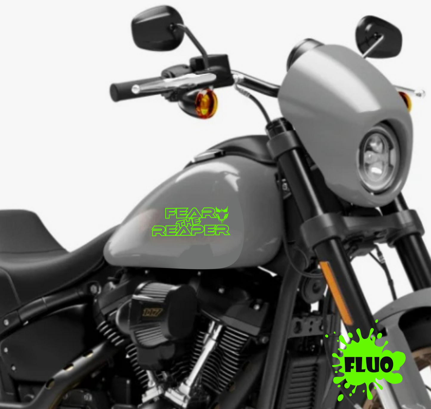 DualColorSticker Impresiones Compatible con Harley-Davidson tanque DX-SX accesorios pegatinas Moto tribal COD.M0264