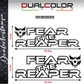 DualColorSticker Impresiones Compatible con Harley-Davidson tanque DX-SX accesorios pegatinas Moto tribal COD.M0264