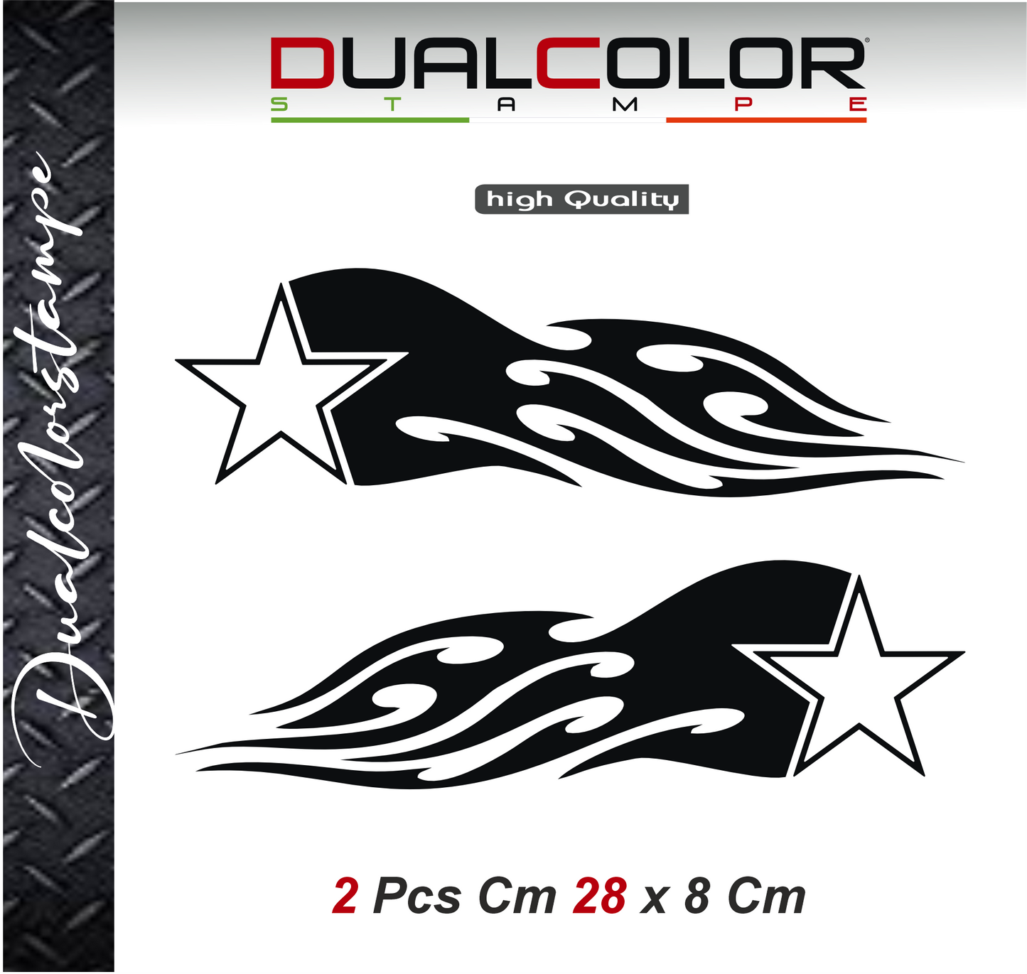 DualColorSticker Prints Compatible with Harley-Davidson tank DX-SX accessories stickers Moto Motorbike tribal COD.M0264