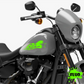 DualColorSticker Prints Compatible with Harley-Davidson tank DX-SX accessories stickers Moto Motorbike tribal COD.M0264