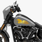 Dual Color Sticker Drucke kompatibel mit Harley-Davidson Tank DX-SX Zubehör Aufkleber Moto Motorrad Tribal COD.M0264