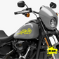 DualColorSticker Prints Compatible with Harley-Davidson tank DX-SX accessories stickers Moto Motorbike tribal COD.M0264