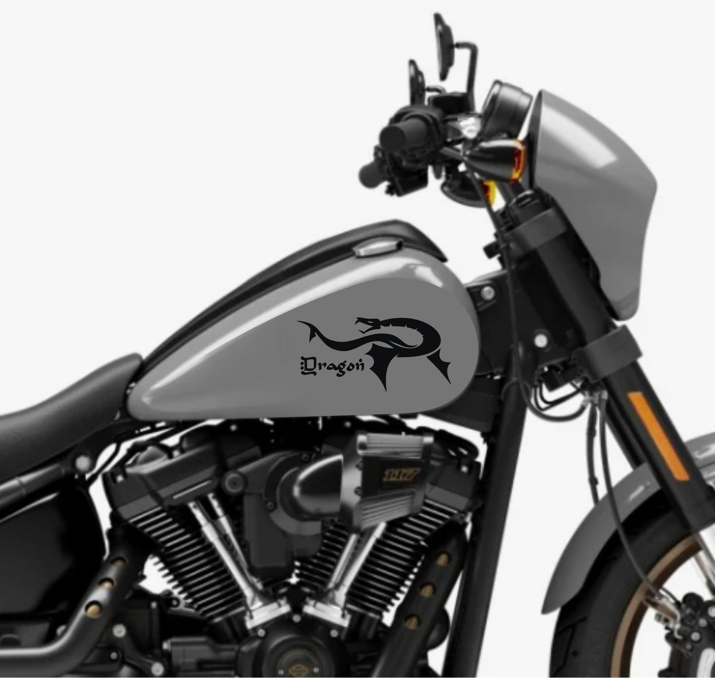 DualColorSticker Impresiones Compatible con Harley-Davidson tanque DX-SX accesorios pegatinas Moto tribal COD.M0264