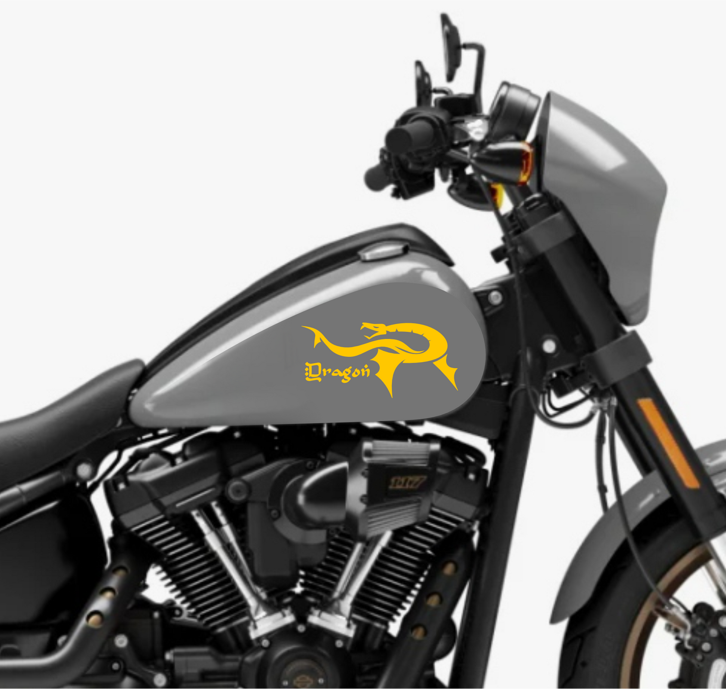 DualColorSticker Impresiones Compatible con Harley-Davidson tanque DX-SX accesorios pegatinas Moto tribal COD.M0264