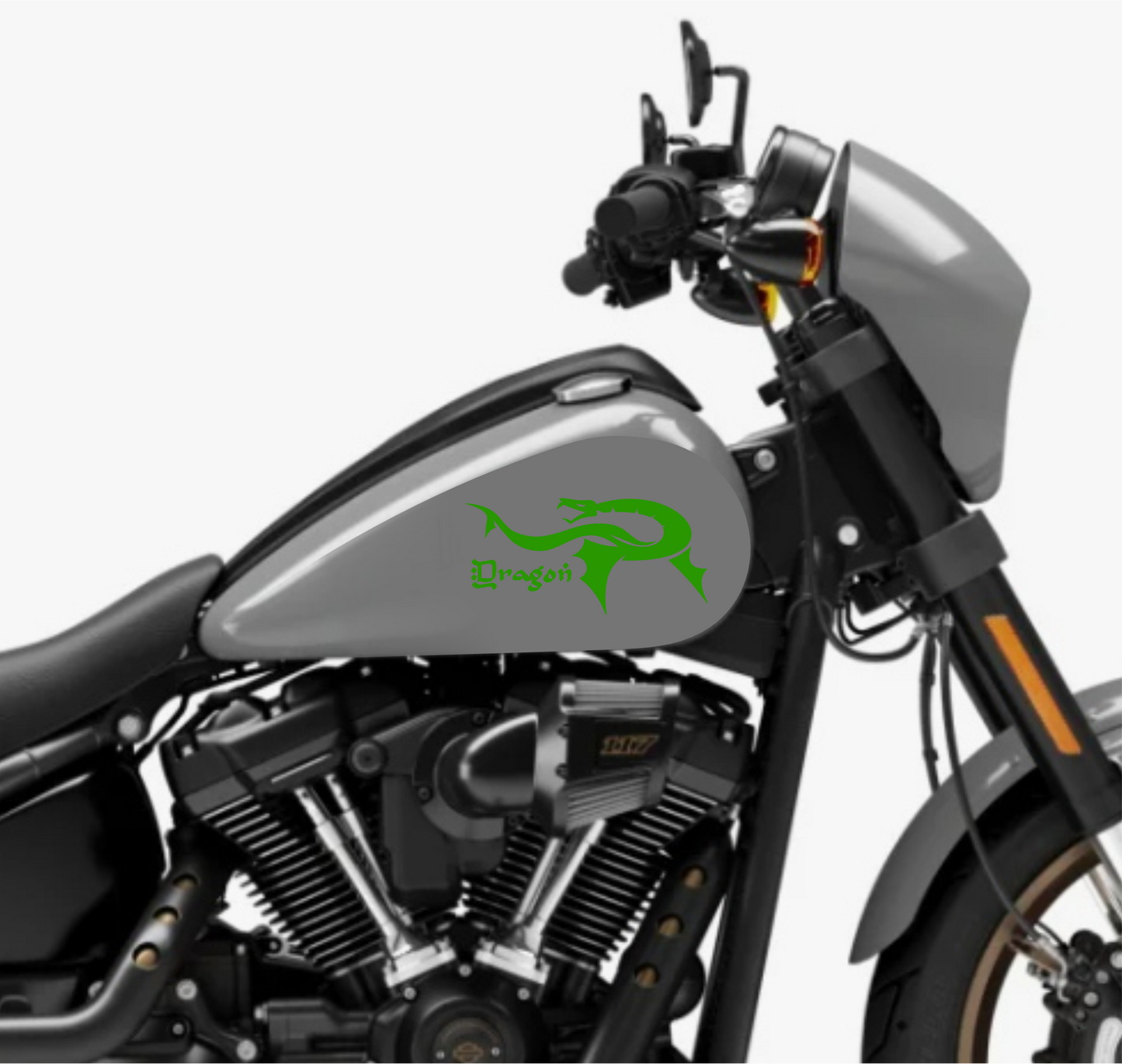 DualColorSticker Impresiones Compatible con Harley-Davidson tanque DX-SX accesorios pegatinas Moto tribal COD.M0264