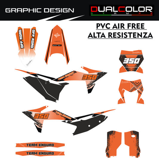 Adesivi Moto KTM SX/SXF/XC (23-24) e EXC/EXC-F (24-25) - Mod. M0358