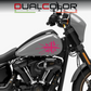 DualColorStampe® Adesivi Compatibili con Harley-Davidson bandiera londinese LONDON serbatoio Set 2 stickers Moto Motorbike COD. M0360
