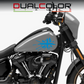 DualColorStampe® Adesivi Compatibili con Harley-Davidson bandiera londinese LONDON serbatoio Set 2 stickers Moto Motorbike COD. M0360