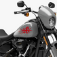 DualColorStampe® Adesivi Compatibili con Harley-Davidson bandiera londinese LONDON serbatoio Set 2 stickers Moto Motorbike COD. M0360